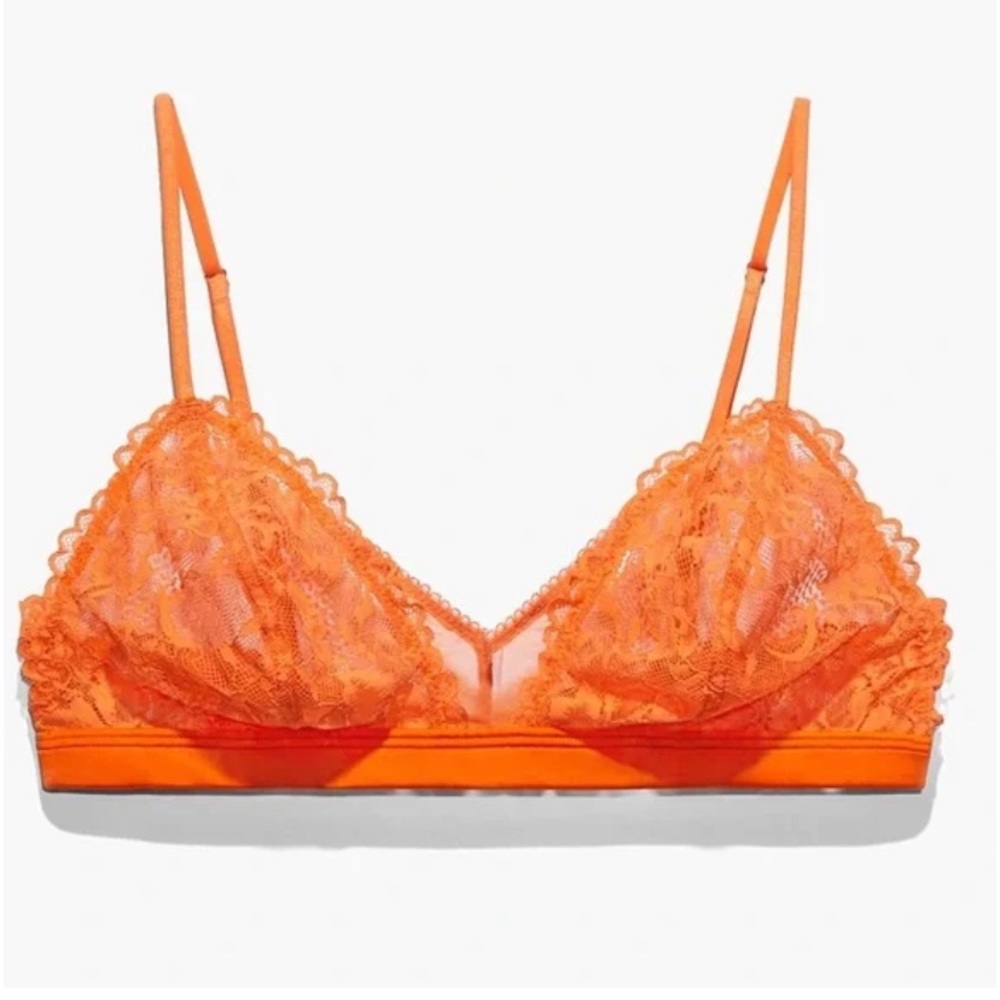 Savage Fenty Floral Lace & Mesh Bralette
